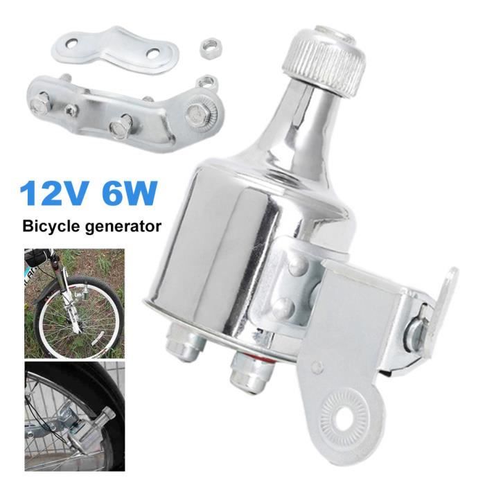 Dynamo Générateur 12 V 6 W générateur de friction，Vélo Lumière Partie lightpart Tartane Plage