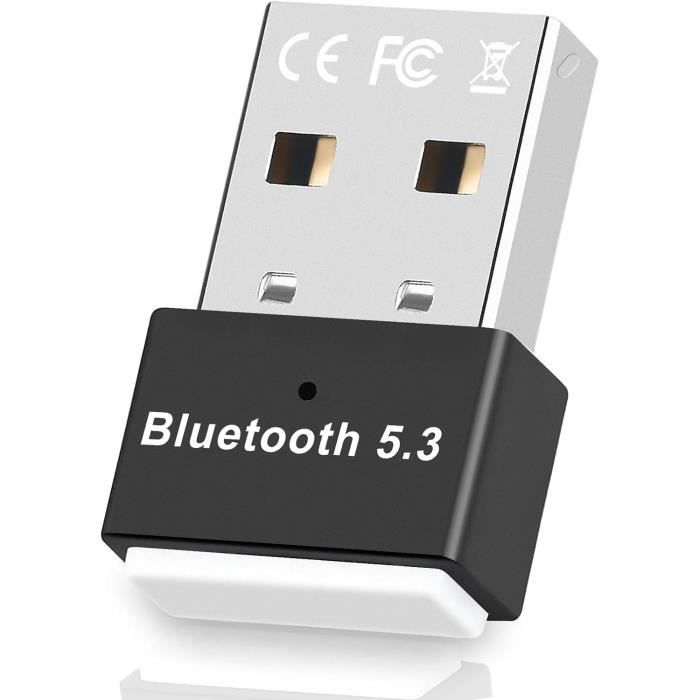 Dongle Bluetooth 5.3, Clé Bluetooth Pour Pc, Adaptateur Carte Bluetooth Usb, Pour Ordinateur