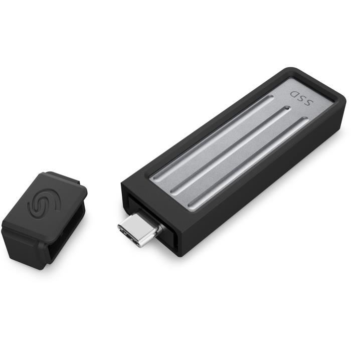 SEAGATE - STMX1000400 - SSD externe - Ultra Compact - 1 To - USB-C - Vitesses atteignant 1000 Mo/s