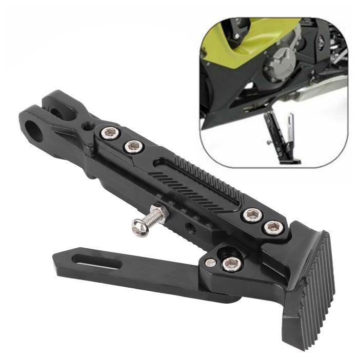Béquille universelle Béquille latérale universelle pour moto Support de pied réglable pour pied de moto pedales - Shipenophy
