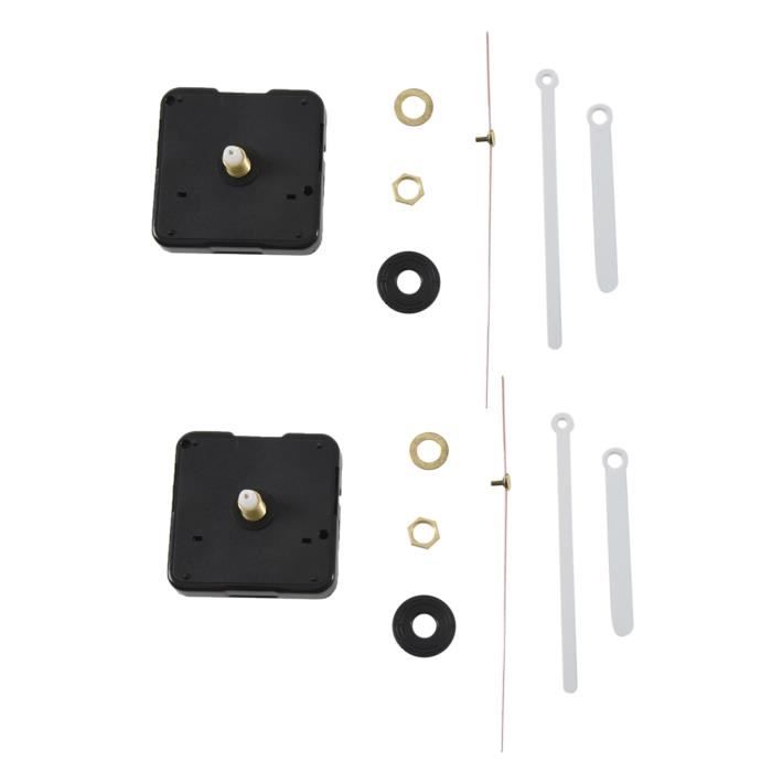 Mouvement Mecanisme Horloge a Quartz 3 Aiguille Noir DIY Reparation