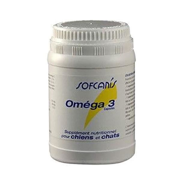 Complément alimentaire Sofcanis pour chien et chat Omega 3 boîte 120 comprimés