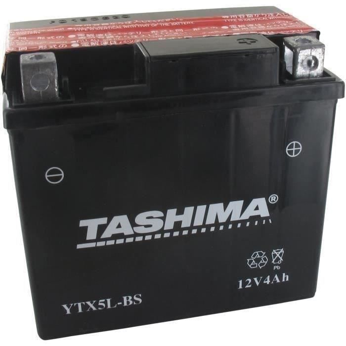 Tashima YTX5L-BS 12V 4Ah Batterie (livree avec acide separe)