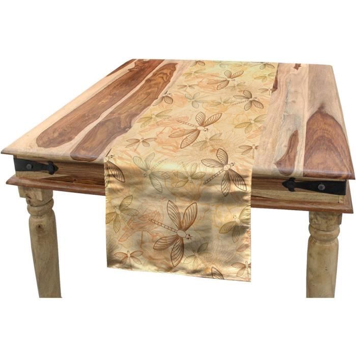 Chemin De Table Lunabel Beige 50x150cm - Paris Prix Neuf étiquettes