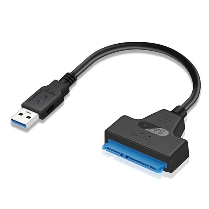 USB 3.0 Vers SATA Série ATA 22 Pin Câble Adaptateur Pour 2.5 " HDD SSD - Foto 10