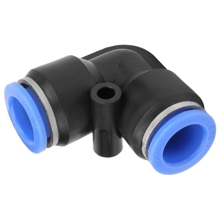 PV Raccord Pneumatique Rapide Coude En Plastique L Type De Tuyau