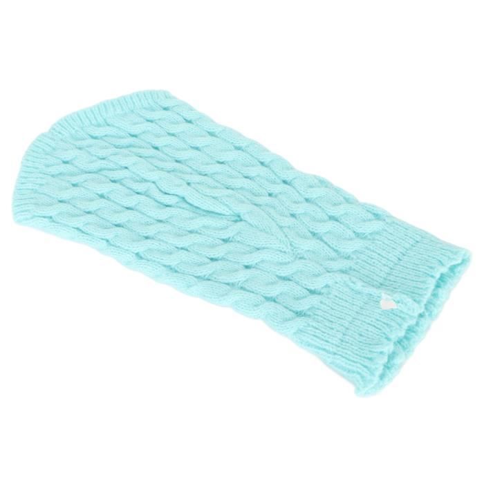 Pull pour chat Vvikizy - Élégant Chaud Col Haut - Bleu
