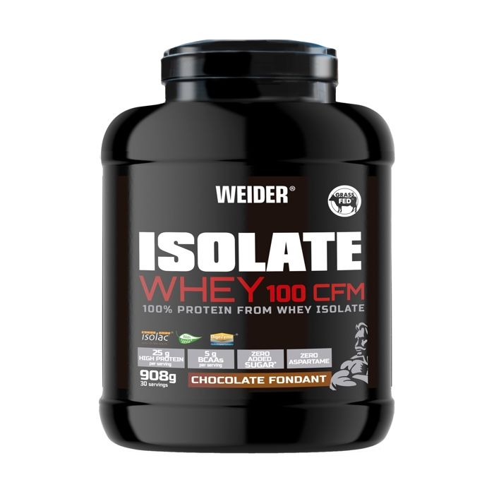 Whey isolate Weider - Isolate Whey 100 CFM - Chocolate Fondant 908g ...