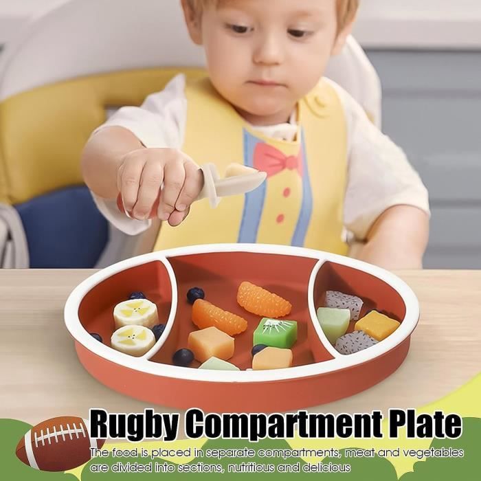 Assiette Voiture - Compartiments - Assiette Enfant - Assiette Bébé