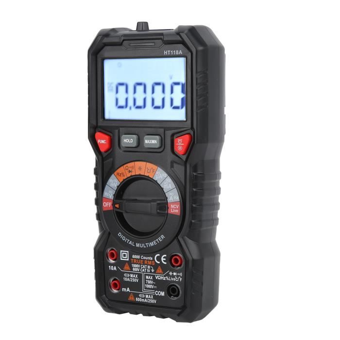 COC-7352624865316-multimètre à plage automatique Multimètre Numérique ...