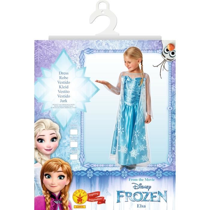 DISNEY PRINCESSES D guisement Elsa Reine des Neiges Cdiscount