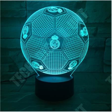 Logo Lumineux - Lampe - Veilleuse LED 3D Emblème PSG - Paris Saint Germain - Décoration