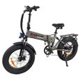 Vélo électrique 20" - Moteur 750W - Batterie 48V 12AH - Shimano 7 vitesses - Portée maximale 80 km - Vélo électrique pliant - D5-2