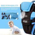Porte-bébé ergonomique réglable pour nouveau-né - Bleu-2