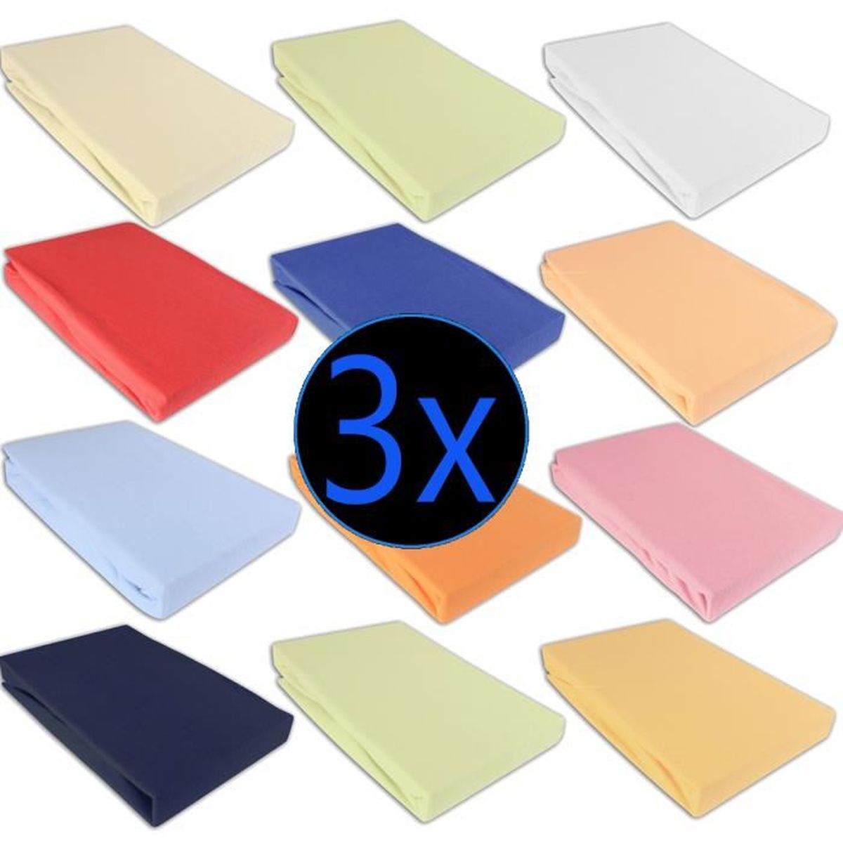 10 flieder Drap//drap-housse en jersey pour enfant 70 x 140 cm coloris assortis 70x140 cm