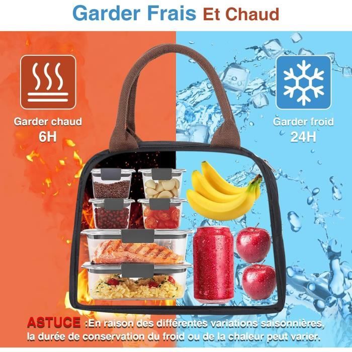 Sac Isotherme Repas Chaud et Froid
