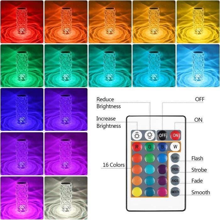 Lustre moderne en cristal cuivre avec éclairage réglable