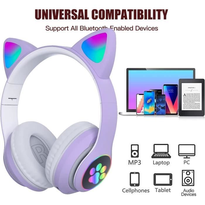 Casque Bluetooth sans Fil -60 Heures de Musique -écouteurs sans Fil Casque Bluetooth sans Fil -60 Heures de Musique -écouteurs sans Fil