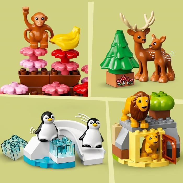 LEGO DUPLO Wild Animals - L'aventure en sous-marin, Jouet pour Tout-Petits  Fille et Garçon dès 2 Ans, 24 Pièces de Construction - Cdiscount Jeux -  Jouets
