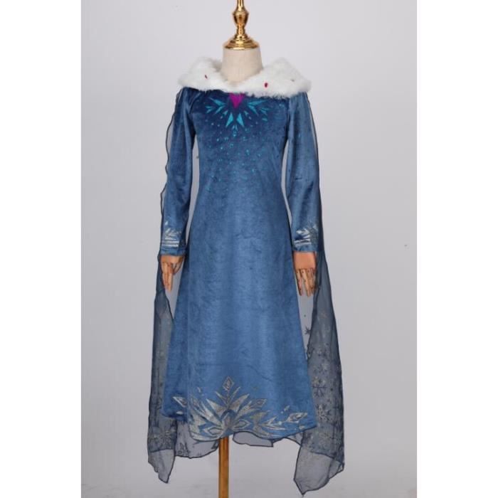 Costume robe de princesse à paillettes bleue (3 à 6 ans) – Boutique LeoLudo