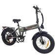 Vélo électrique 20" - Moteur 750W - Batterie 48V 12AH - Shimano 7 vitesses - Portée maximale 80 km - Vélo électrique pliant - D5-3