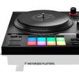 HERCULES DJCONTROL INPULSE T7 - Contrôleur DJ motorisé noir avec deux platines-3