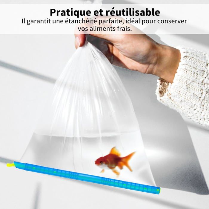 Lot De 9 Pinces Pour Sacs, Clips Pour Sacs Alimentaires, Clips De