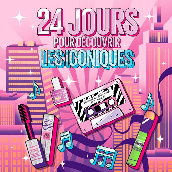 Coffret de maquillage - MAYBELLINE - Calendrier de l'Avent 2025 - 24 Produits - Grand Format - Multicolore - Cdiscount Maison Coffret de maquillage - MAYBELLINE - Calendrier de l'Avent 2025 - 24 Produits - Grand Format - Multicolore - Cdiscount Maison