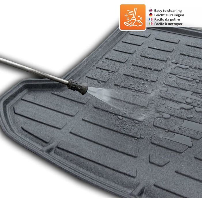 Tapis De Sol 3D Caoutchouc Pour Renault Clio 4 (2013-2019) - 4 Pièces - Noir