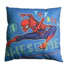 Coussin enfant imprimé Enveloppe en coton - SPIDERMAN HERO - Bleu - 40x40cm