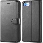 Coque iPhone 7-8-SE 2020 Etui Portefeuille de Protection Cuir PU Premium Anti Choc, [Support Housse Rabat] Porte-monnaie - Top4pc