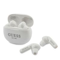Ecouteur sans fil + micro Guess Blanc pour Samsung Galaxy A30
