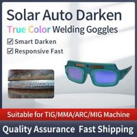 MGT09299-MASQUE DE SOUDURE,Soudeur solaire automatique pour masque oculaire, lunettes-lunettes de soudage pour ARC TIG MMA MIG MAG