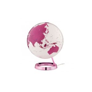 JOWHOL Globe rose pour enfants apprenant les globes lumineux du monde avec  support et illustrations d'animaux, globe terrestre pour décoration de  chambre de fille, outil éducatif, cadeau : : Fournitures de bureau