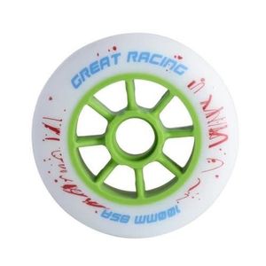 ROUE DE GLISSE URBAINE Noyau vert - 110mm Trimuph Roller skate Wheel durable Green-White High Rebound