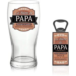 STC Coffret Verre /À BI/ÈRE Papa