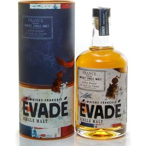 WHISKY BOURBON SCOTCH Whisky France Evadé Single Malt 40° 70 cl
