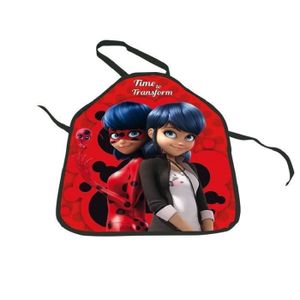 Tablier enfant Miraculous Ladybug peinture cuisine jeu deguisement enfant 3 à 8 ans Zag