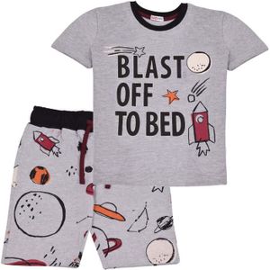 PYJAMA Pyjama Enfants Garçons Rocket Spaceship Blast Off 