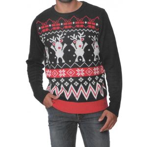 PULL Lavi Paris Pull de Noël homme Noel Bleu Marine Hom