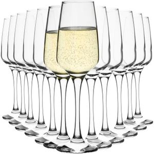 Coupe à Champagne Homiu Florence Lot de 12 flûtes à champagne élégan