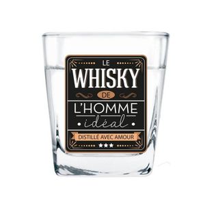 WHISKY BOURBON SCOTCH Verre à Whisky modèle L'Homme Idéal