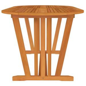 TABLE DE JARDIN  WXS - Table de jardin 160x85x75 cm Bois d'eucalypt