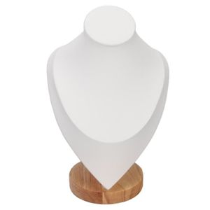 Buste Présentoir à Colliers Sur Pied En Bois - Marque Coco Papaya, Neuf Avec étiquettes