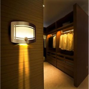 Veilleuse LED Automatique Lot de 2 Lampe de Nuit Murale avec D/étecteur de Mouvement autocollante Couloir Veilleuse Murale pour Salle de Bains lumi/ère blanche Chambre