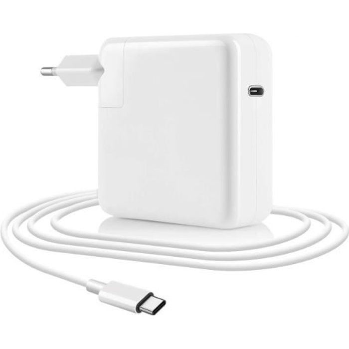 Avizar Chargeur Secteur USB-C MacBook et iPad Charge Rapide 96W