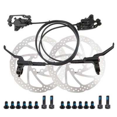 Kit Frein à Disque Hydraulique Jotekonoby – Alliage Alu, Double Piston, Longueurs 1350mm (arrière) / 850mm (avant), Disques 160mm, Poids ~800g