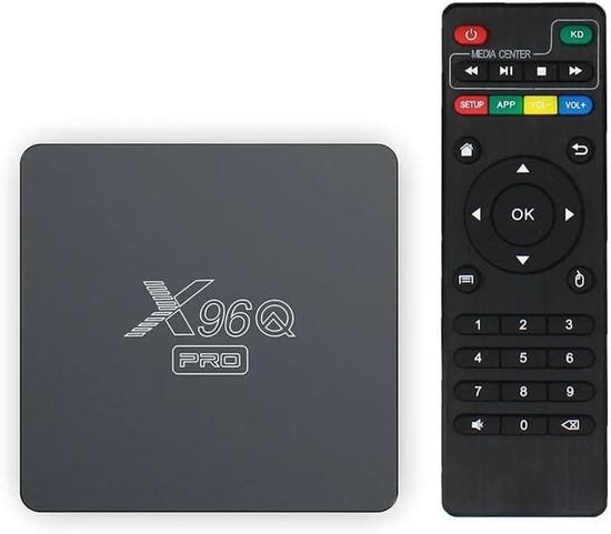 X96 Mini Android TV Box 1Go RAM 8Go ROM - Lecteur Multimédia 4K Android 11 Avec Télécommande