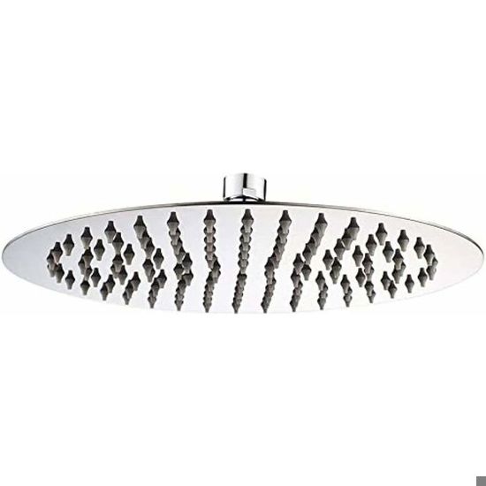 Pommeau De Douche Effet Pluie En Acier Inoxydable - Diamètre 50 Cm, 288 Buses Silicone - Réglable En Angle, Anti-calcaire