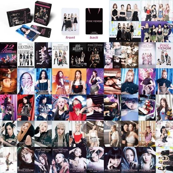 Kpop – cartes Photo BPINK, 55 pièces/ensemble, nouvel Album Born Pink,  chanson à succès avec la